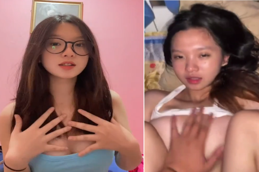 Bắt ny banh háng miệng ngậm quần lót