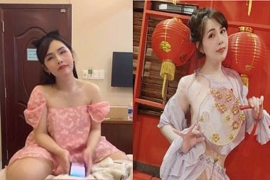 Em gái 2m5 tung tăng vô cùng phấn khích