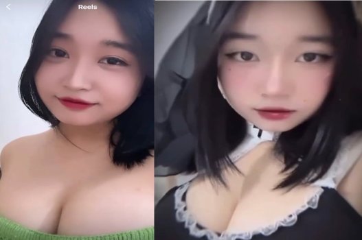 Gái hầu nóng bỏng với đôi gò bự khó chịu