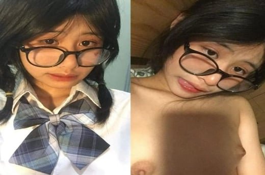 Nữ sinh khiêu gợi đeo kính, ai dám chống lại?